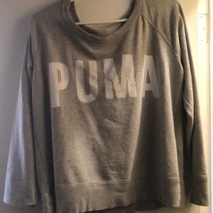 a puma sweatshirt